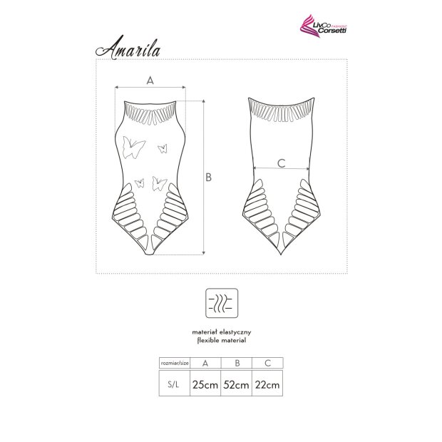 LivCo Corsetti Fashion Amarila teddy black