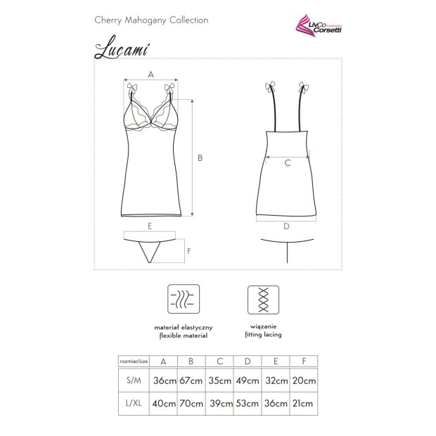 LivCo Corsetti Fashion Lucami chemise purple