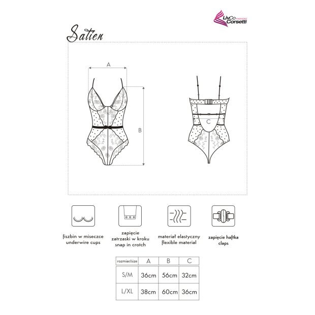 LivCo Corsetti Fashion Satien body black