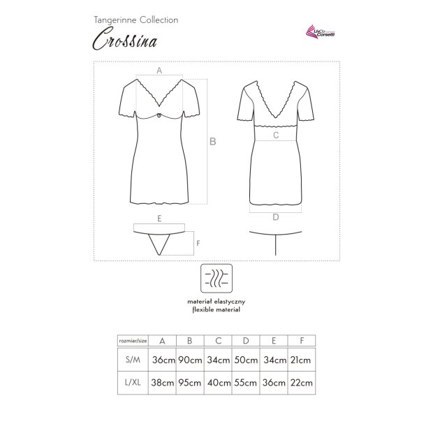 LivCo Corsetti Fashion Crossina chemise red