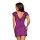 Obsessive Moketta chemise & thong purple