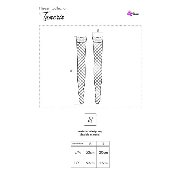 LivCo Corsetti Fashion Tamerin fishnet stockings black