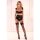 LivCo Corsetti Fashion Irissan 4pcs set with garter belt and stockings black