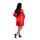 LivCo Corsetti Fashion Jacqueline set dressing gown + chemise red