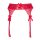 Axami Plus Size garter belt red