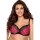 Axami Plus Size bra pink-black