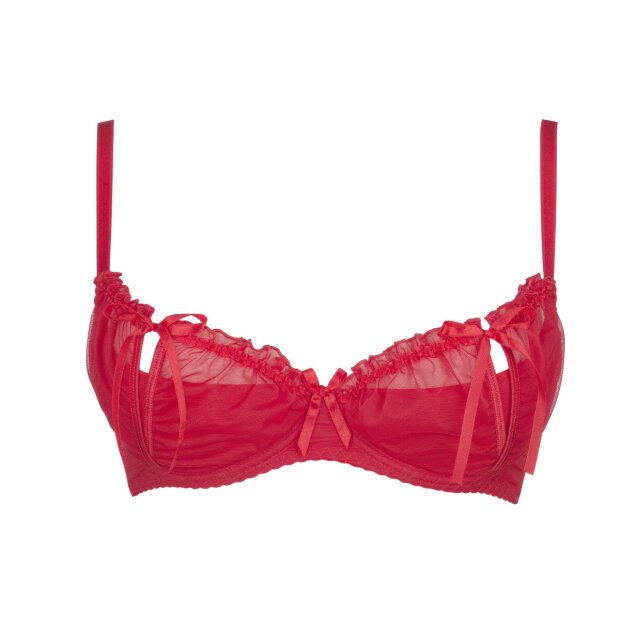 Axami Plus Size bra red