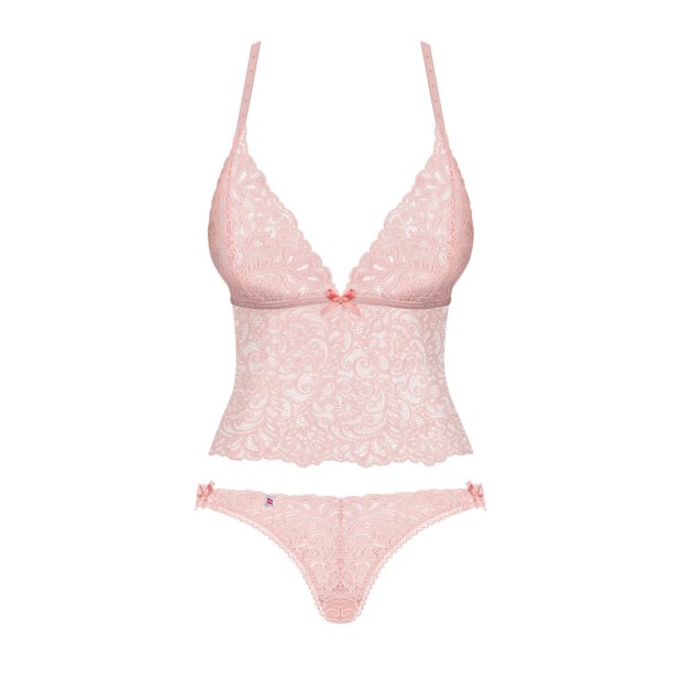 Obsessive Delicanta top & panties pink