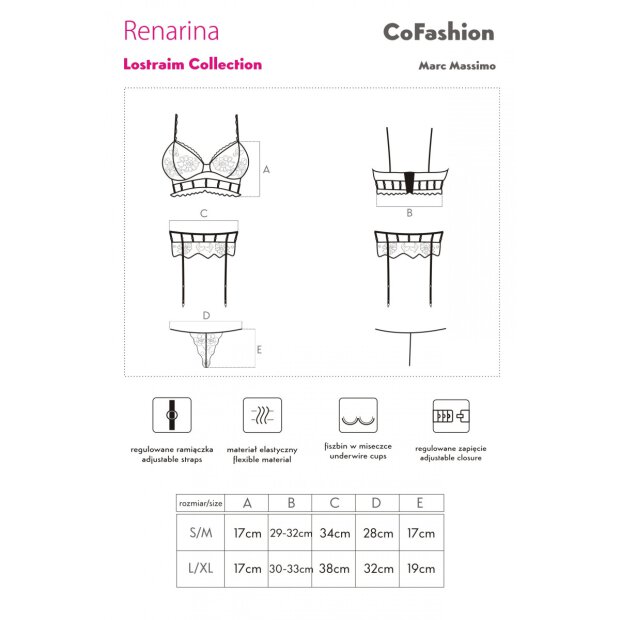 CoFashion Lingerie Renarina Set schwarz