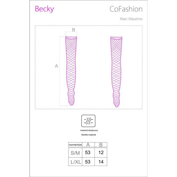 CoFashion Lingerie Becky Strapsstrümpfe schwarz