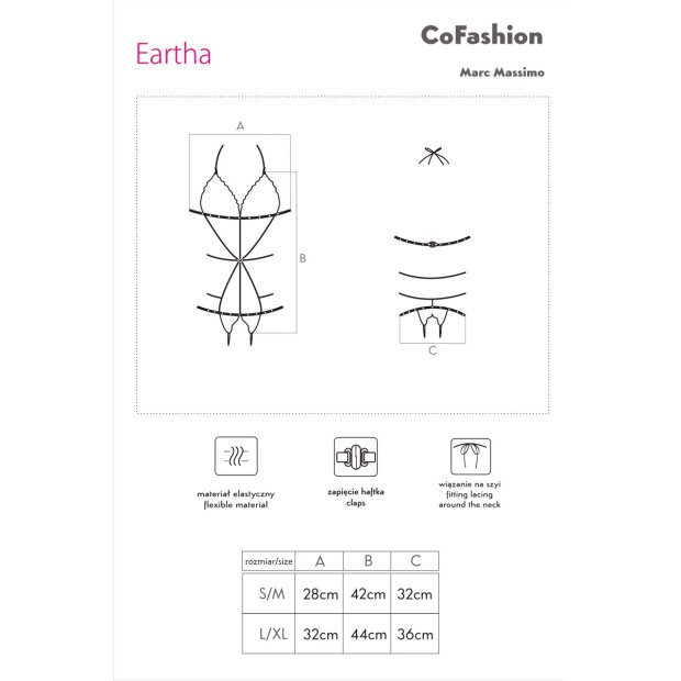 CoFashion Lingerie Eartha body schwarz
