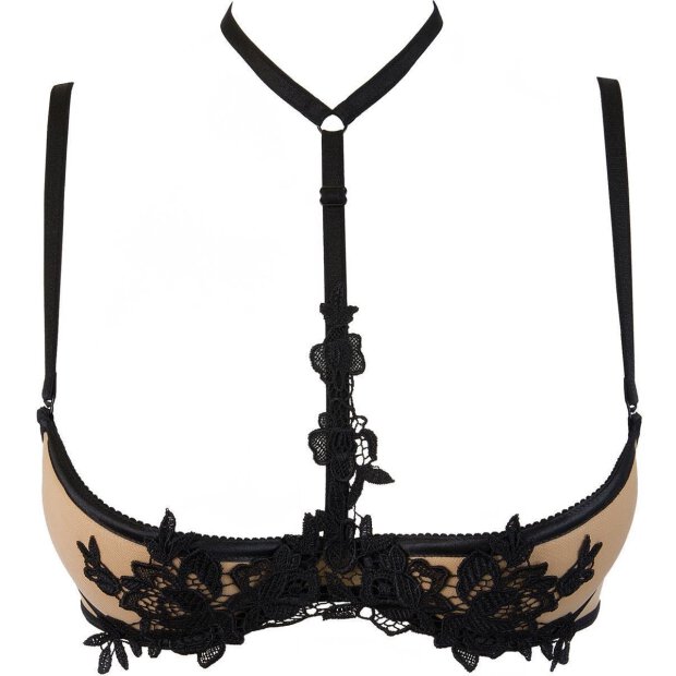 Axami bra black with open cups