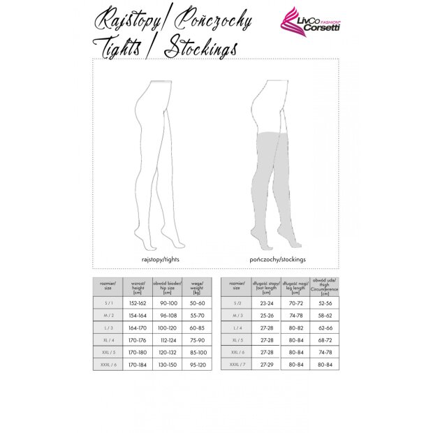 LivCo Corsetti Fashion Milly Strumpfhose tights black 30den