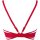 Axami bustier red with open cups