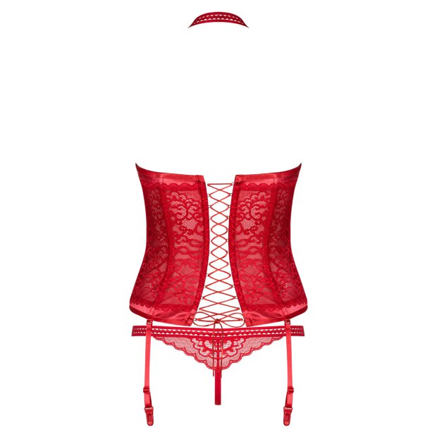 Obsessive Flameria corset & thong red
