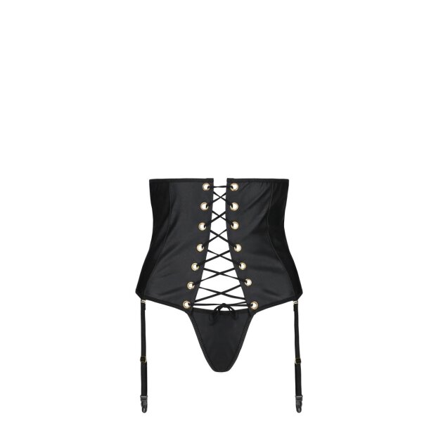 Passion Celin corset & thong black