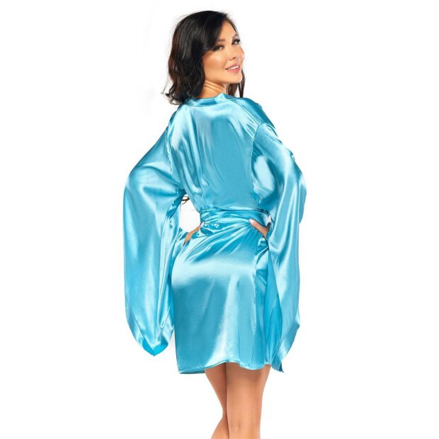 Beauty Night Fashion Samira peignoir & thong turquoise