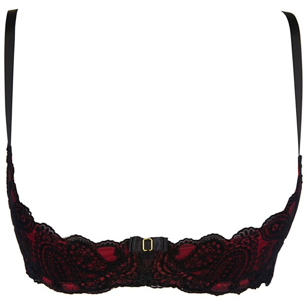 Axami bra black with open cups
