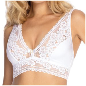 Róza Gizela soft bralette white