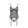 Passion ECO Leafa corset & thong black