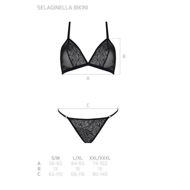 Passion ECO Selaginella bikini black