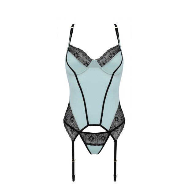 Casmir Sidra corset & thong mint