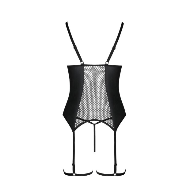Passion Beth corset & thong black