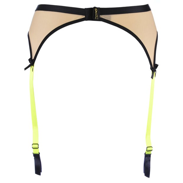 Axami garter belt beige-black