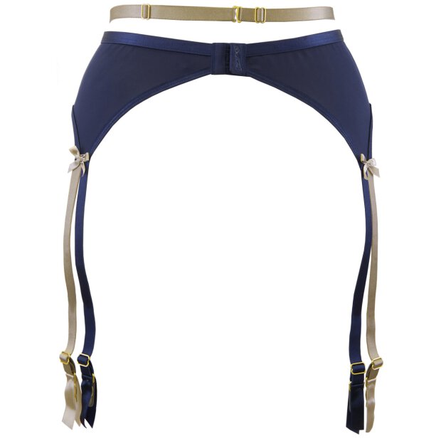 Axami garter belt blue-beige