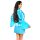 Beauty Night Fashion Marlene peignoir & thong turquoise