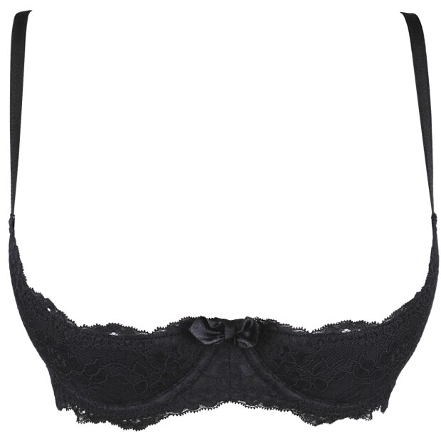 Axami bra black with open cups
