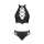 Passion Nancy Size Plus bikini 2pcs set black