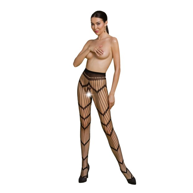 Passion ECO Strumpfhose ouvert black