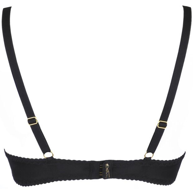 Axami bra black with open cups
