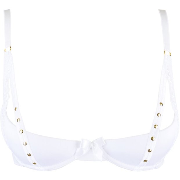 Axami bra white with open cups