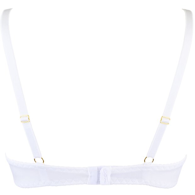 Axami bra white with open cups