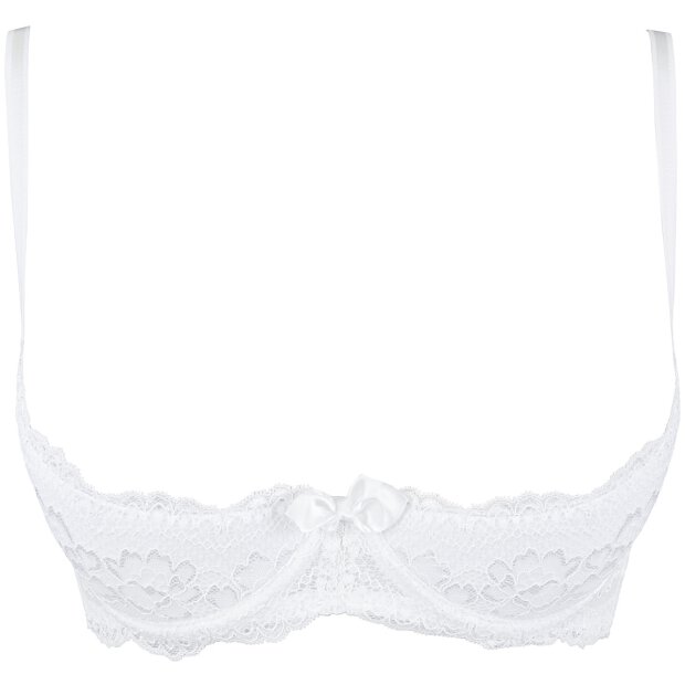 Axami bra white with open cups