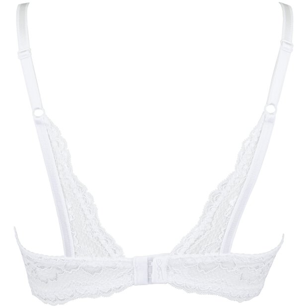 Axami bra white with open cups