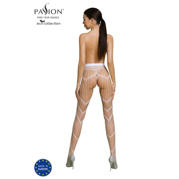 Passion ECO Strumpfhose ouvert white