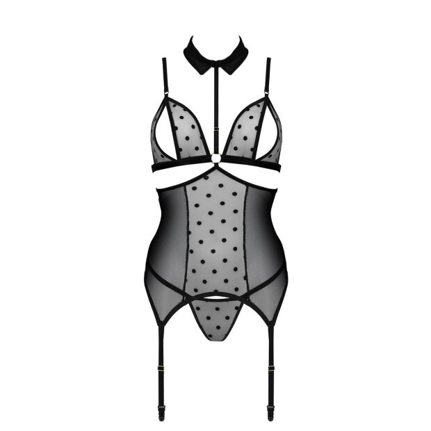 Passion Dominica corset & thong black