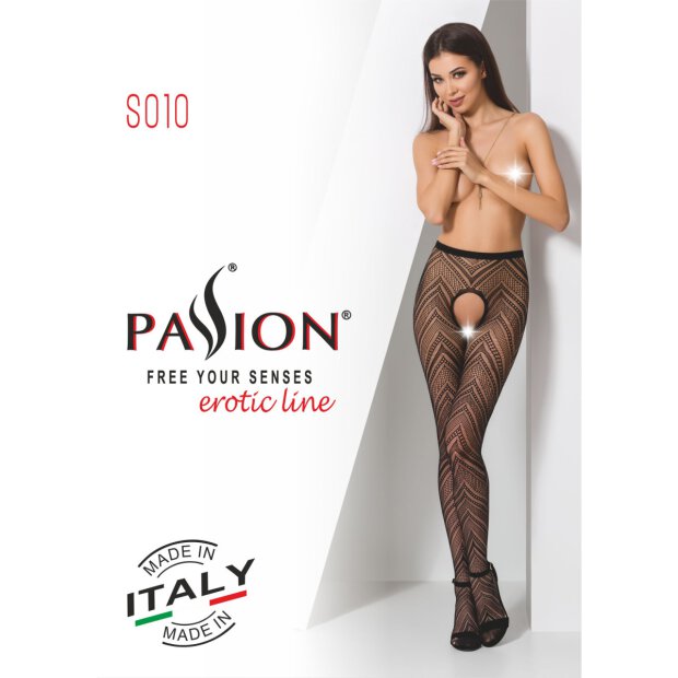 Passion Strumpfhose open ouvert tights black