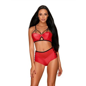 Obsessive Leatheria 2 pcs set red