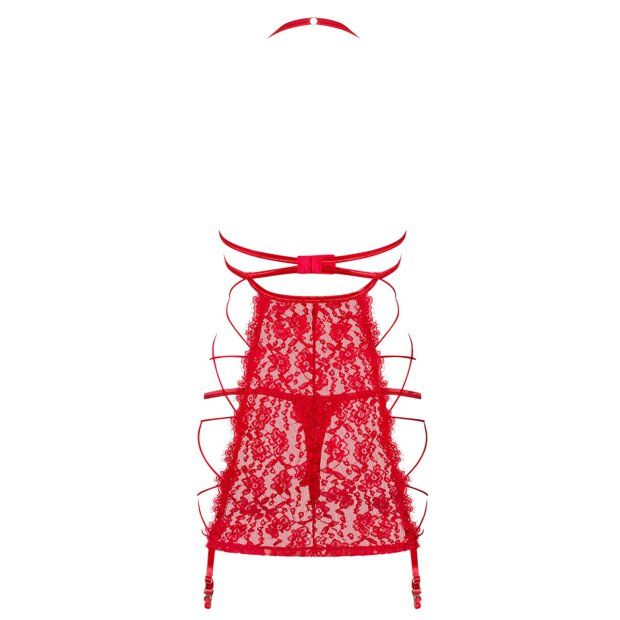 Obsessive Rediosa chemise & thong red