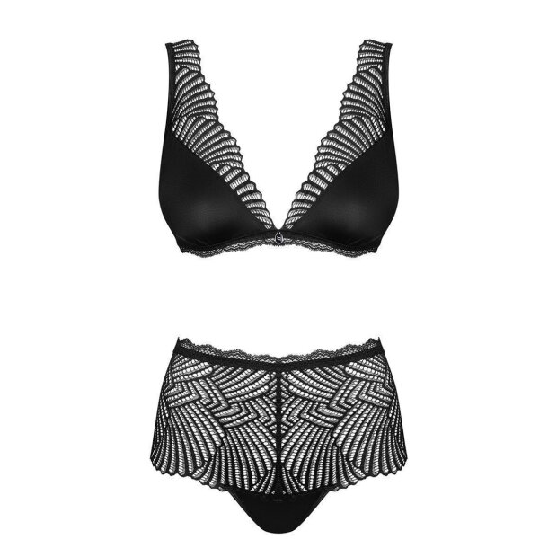 Obsessive Klarita 2pcs set black