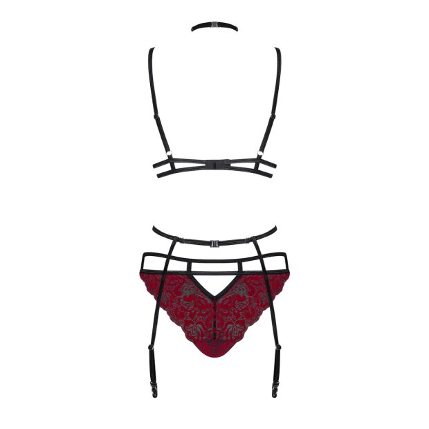 Obsessive Sugestina 3pcs set red