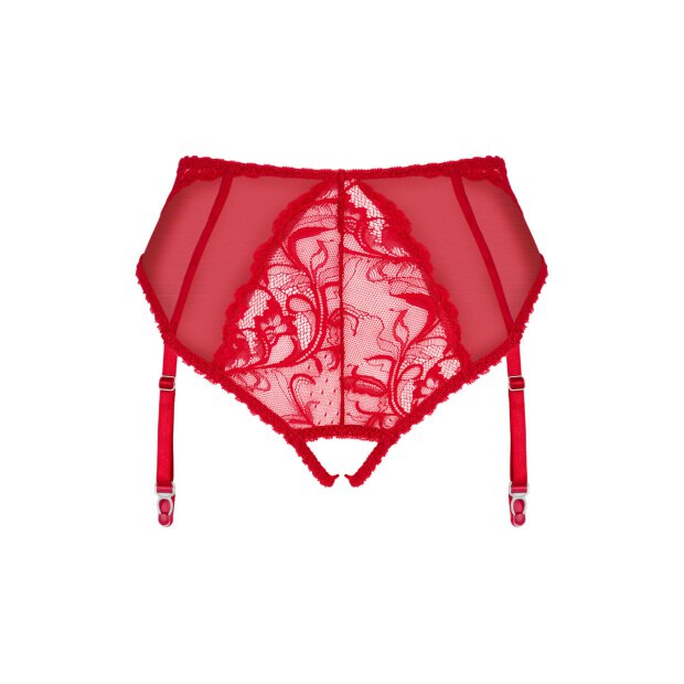 Obsessive Dagmarie garter panties red