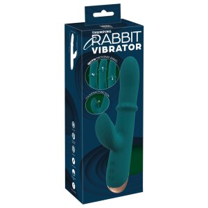 Thumping Rabbit Vibrator with Moving Ring