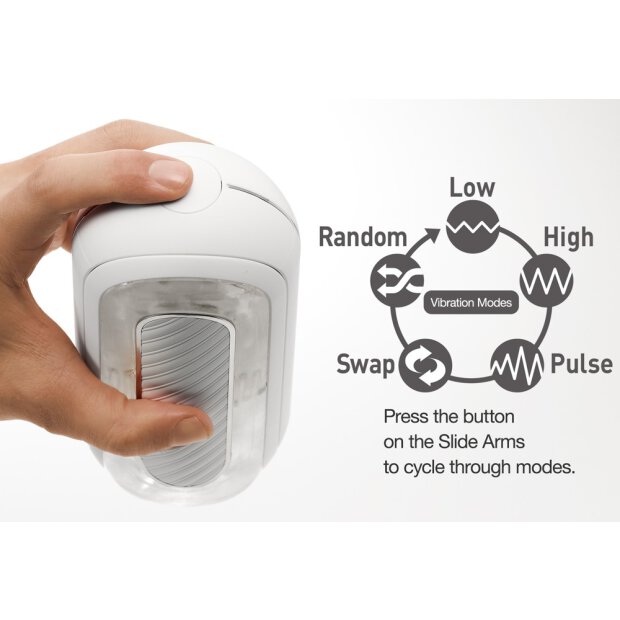 Flip Zero Gravity White Electronic Vibrations