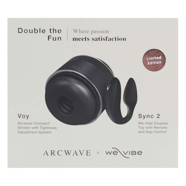 Arcwave Voy & We-Vibe Sync 2 Set noir