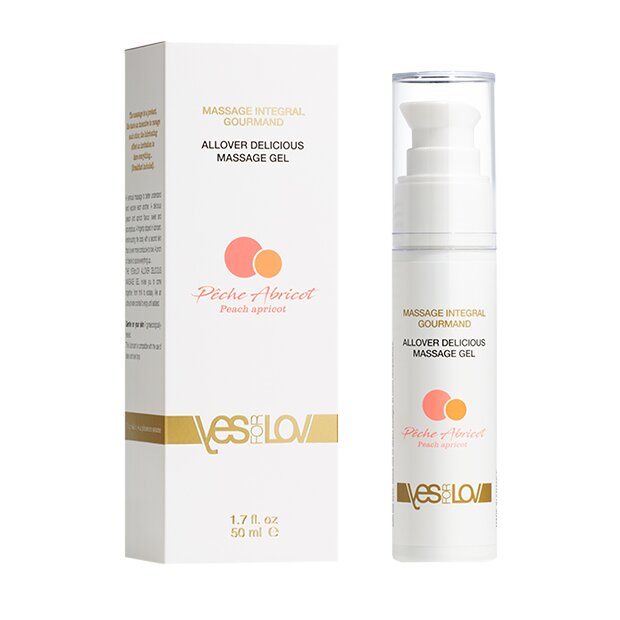 YESforLOV - Allover Delicious Massage Gel Peach Apricot - 50 ml